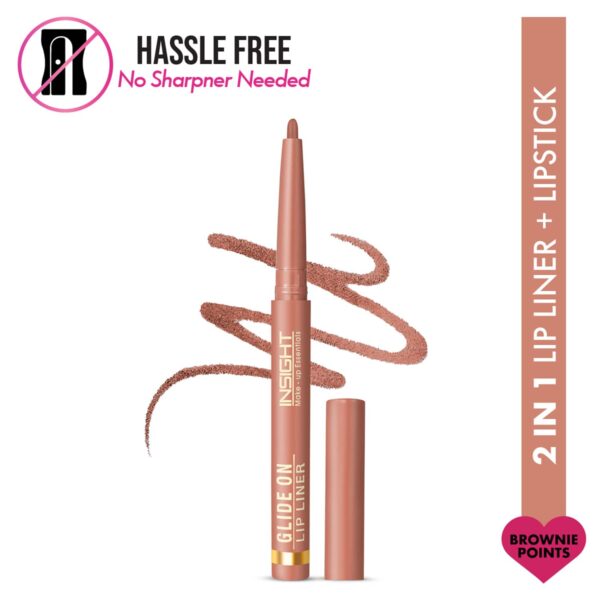Insight Cosmetics Glide On Lip Liner - Brownie Points (0.3g) - Insight Cosmetics