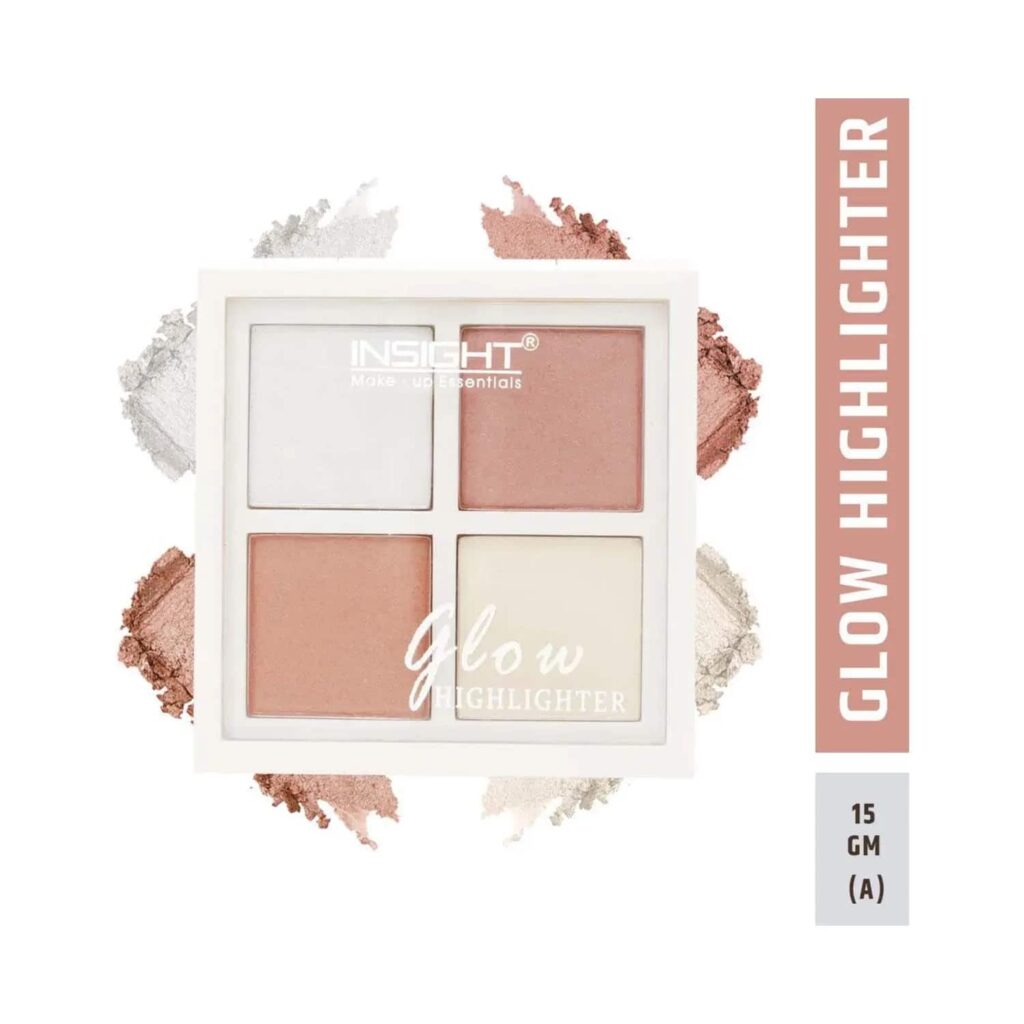 Insight Cosmetics Glow Face Highlighter - A(H-02) Shade (15g) - Insight Cosmetics
