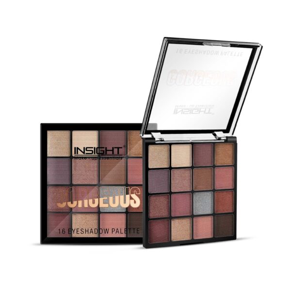 Insight Cosmetics Gorgeous 16 Eyeshadow Palette - Pink Island (37 g) - Insight Cosmetics