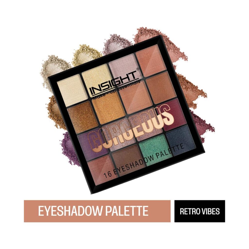 Insight Cosmetics Gorgeous 16 Eyeshadow Palette - Retro Vibes (37 g) - Insight Cosmetics