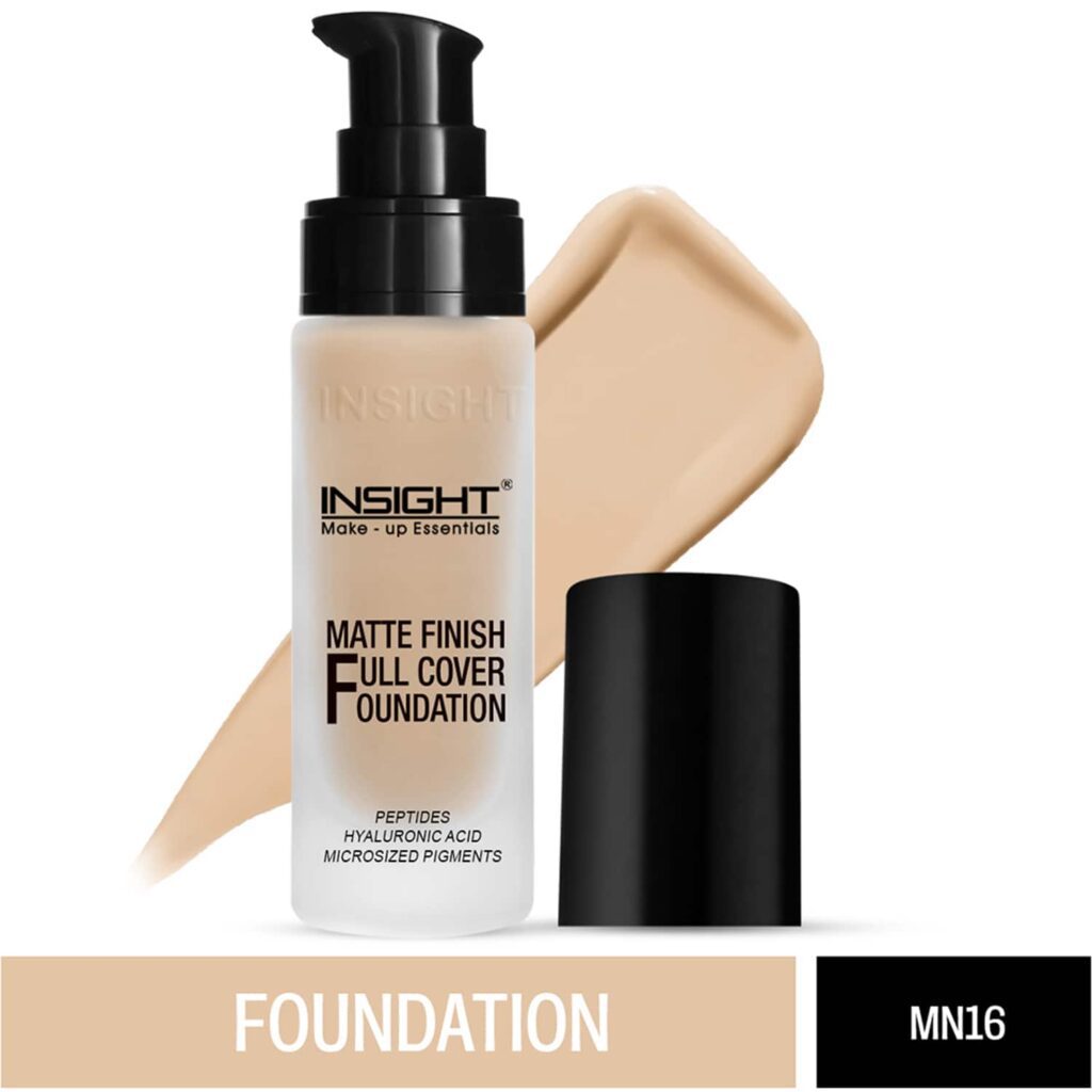 Insight Cosmetics Matte Finish Full Cover Foundation - MN16 (30ml) - Insight Cosmetics