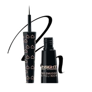 INSIGHT Cosmetics No Smudge Eyeliner Gel| Intense Matte Finish | Quick Drying |Smooth Application | Waterproof | Smudgeproof,(EL-53), Black