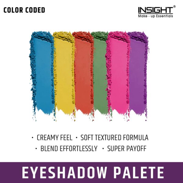 Insight Cosmetics Show Time Eyeshadow Palette - Color Coded (15g) - Insight Cosmetics