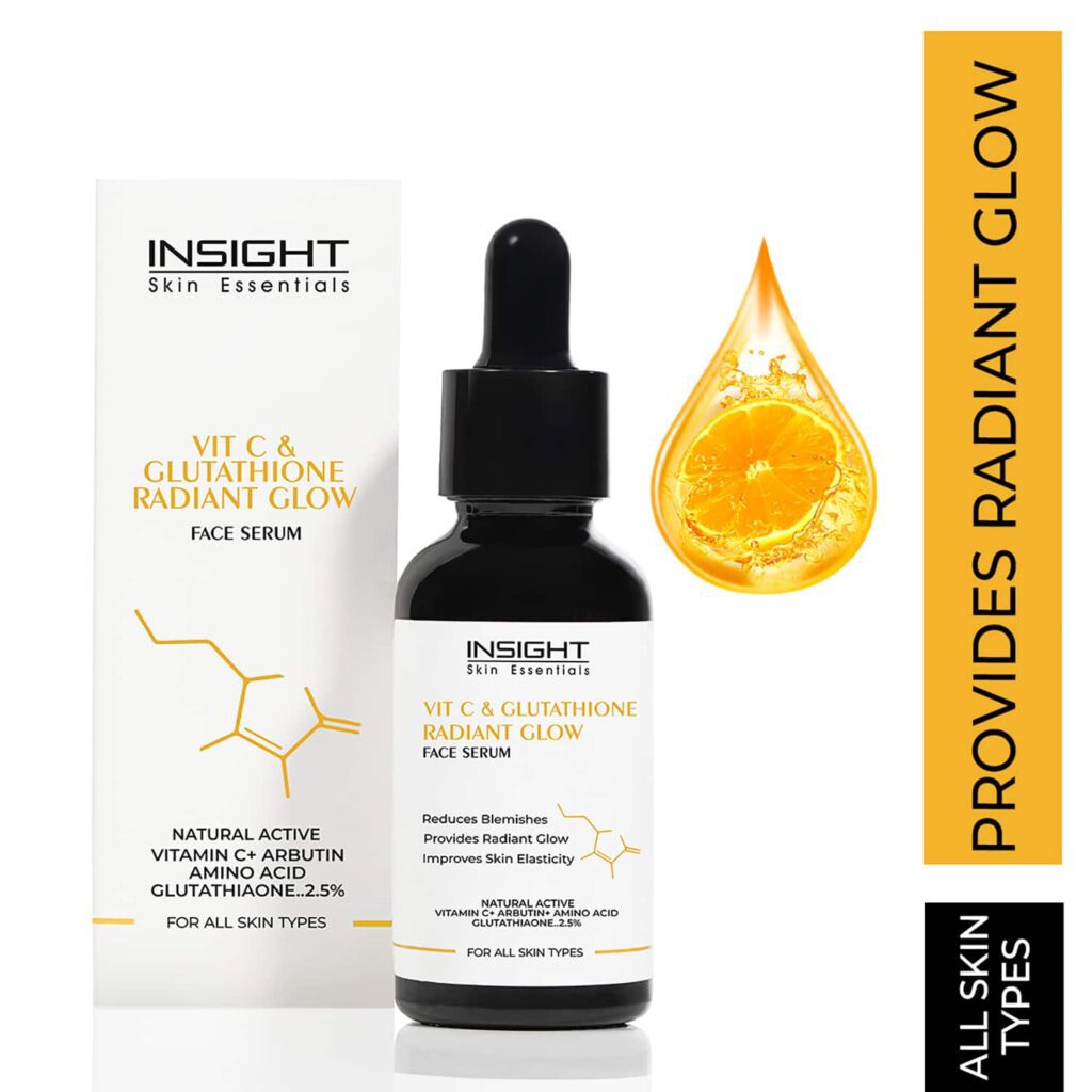 Insight Cosmetics Vit C & Glutathione Radiant Glow Face Serum (30 ml) - Insight Cosmetics