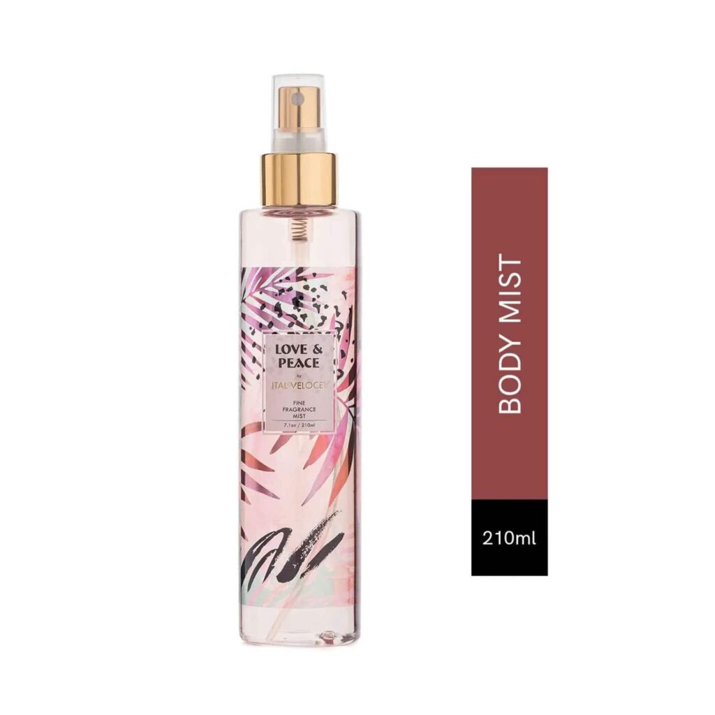 Ital Veloce Love And Peace Fine Fragrance Body Mist (210ml) - Ital Veloce