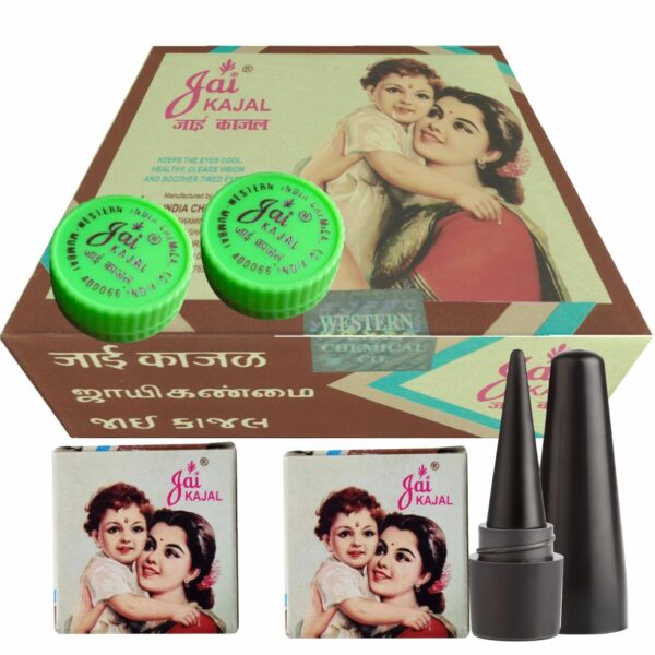 jai kajal for babies | Kajal for newborn baby | Best kajal for newborn baby | organic kajal for kids | 2+1 Free Kajal stick With 2 pack | 100% Safe For Babies