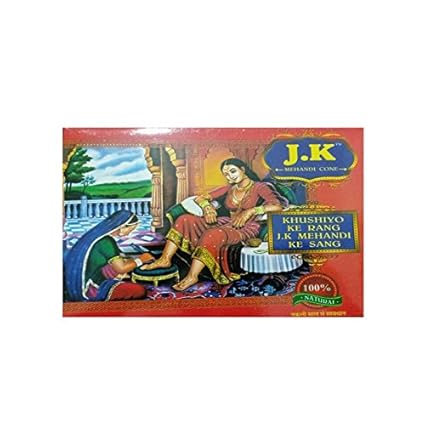 JK Natural Mehandi Cones (24 Pieces)