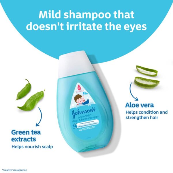 Johnson's Baby Active Kids C&F Shampoo (200 ml) - Johnson's Baby