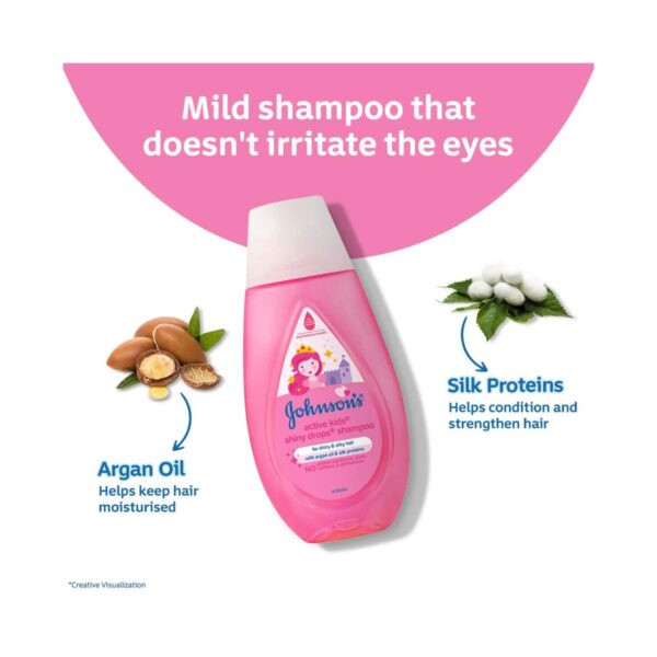 Johnson's Baby Active Kids Shiny Drops Shampoo (100ml) - Johnson's Baby