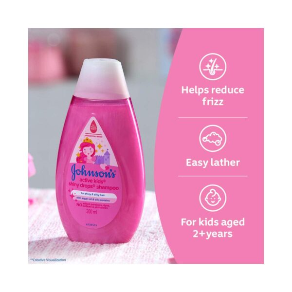 Johnson's Baby Active Kids Shiny Drops Shampoo (100ml) - Johnson's Baby
