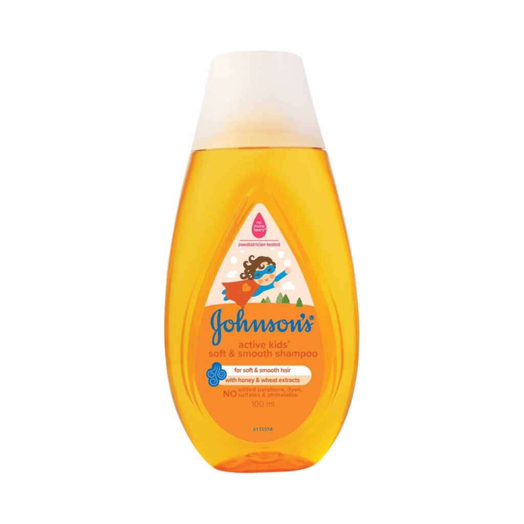 Johnson's Baby Active Kids Soft & Smooth Shampoo (100 ml) - Johnson's Baby