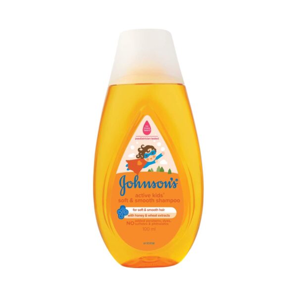 Johnson's Baby Active Kids Soft & Smooth Shampoo (100 ml) - Johnson's Baby