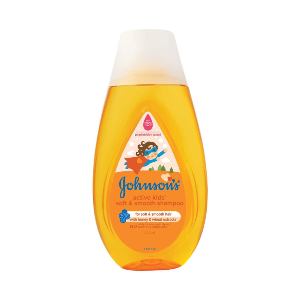 Johnson's Baby Active Kids Soft & Smooth Shampoo (200 ml) - Johnson's Baby