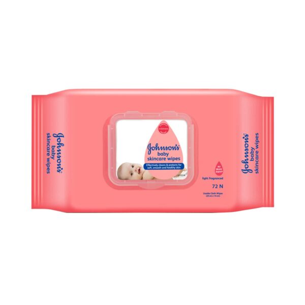 Johnson's Baby Baby Shampoo (500 ml) & Baby Skincare Wipes Combo - Johnson's Baby