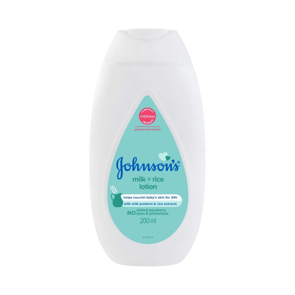 Johnson's Baby Milk + Rice Lotion (200 ml) - Johnson's Baby