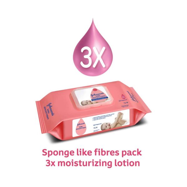 Johnson's Baby Skincare 72's Wipes Twin Pack (2 Pcs) - Johnson's Baby