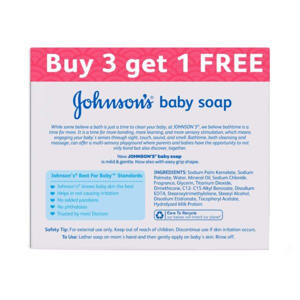 Johnson's Baby Soap Buy 3 Get 1 Free (4 Pcs) - Johnson's Baby