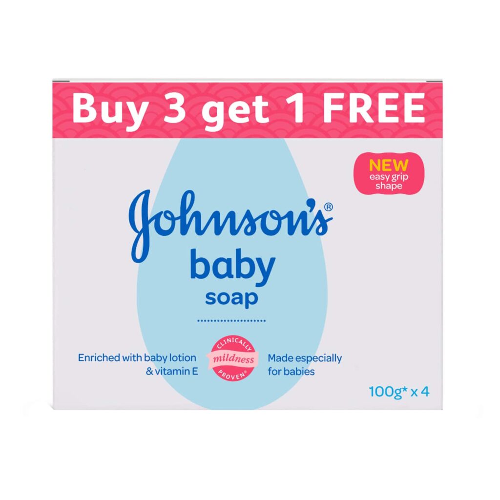 Johnson's Baby Soap Buy 3 Get 1 Free (4 Pcs) - Johnson's Baby
