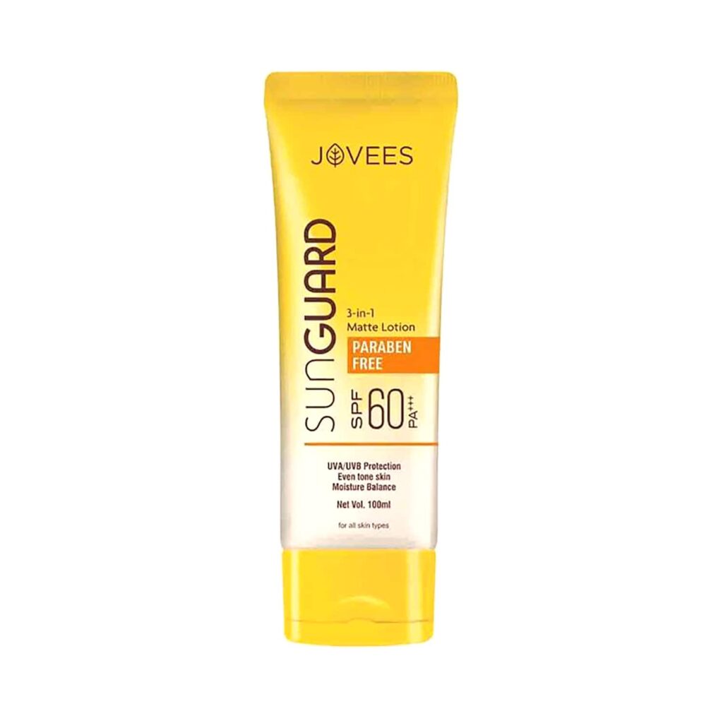 Jovees 3-In-1 Sun Guard Matte Lotion SPF 60 PA++ (100ml) - Jovees