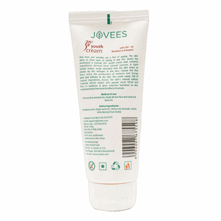 Jovees 30 + Youth Cream (100g) - Jovees