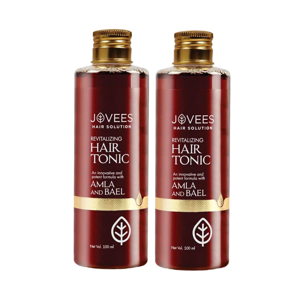 Jovees Amla & Beal Hair Tonic (100 ml) Pack of 2 Combo - Jovees
