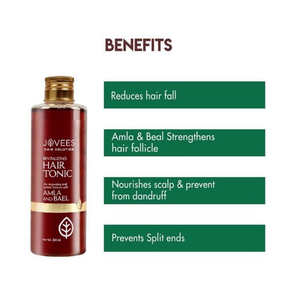 Jovees Amla & Beal Hair Tonic (100 ml) Pack of 2 Combo - Jovees