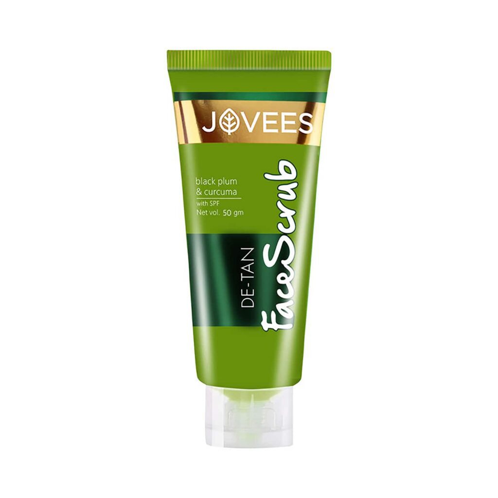 Jovees Black Plum & Curcuma De-Tan Face Scrub (50g) - Jovees
