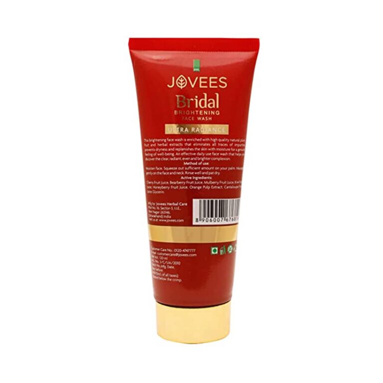 Jovees Bridal Brightening Facewash (120ml) - Jovees