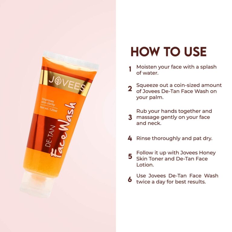 Jovees De-Tan Facewash (120ml) - Jovees