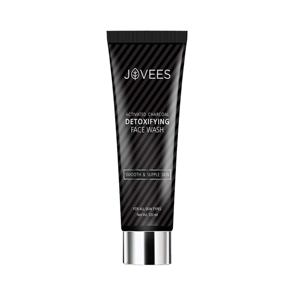Jovees Detoxifying Activated Charcoal Facewash (120ml) - Jovees