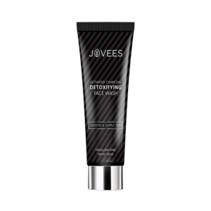 Jovees Detoxifying Activated Charcoal Facewash (120ml) - Jovees