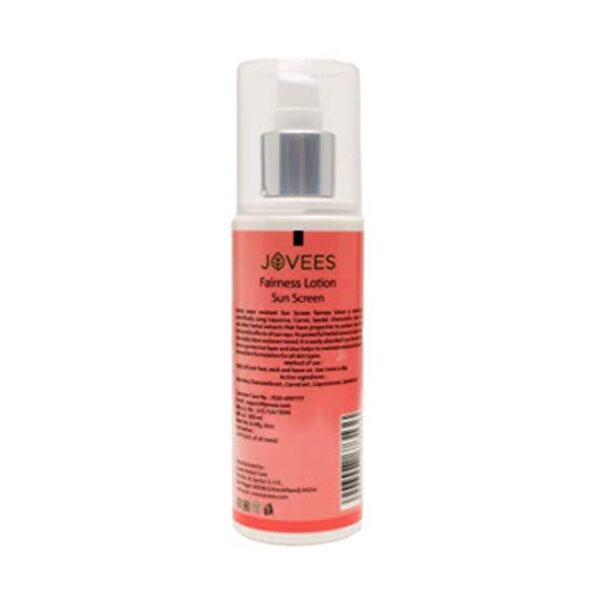 Jovees Fairness Lotion SPF 25 Liquorice with UV Protection (100 ml) Pack of 2 Combo - Jovees