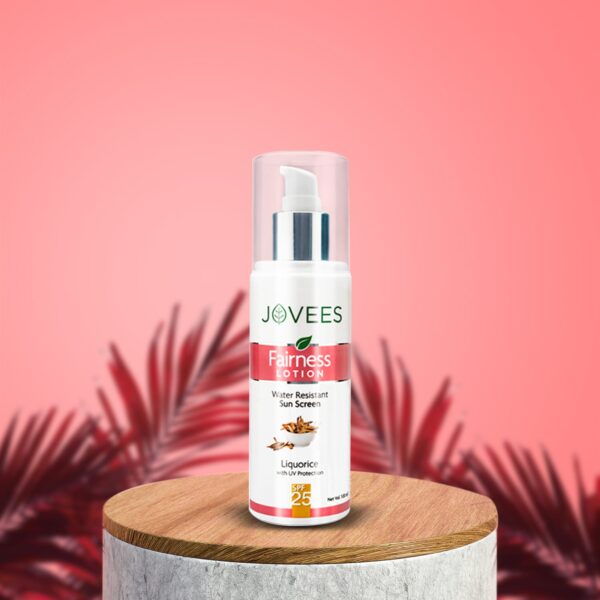 Jovees Fairness Lotion SPF 25 Liquorice with UV Protection (100 ml) Pack of 2 Combo - Jovees