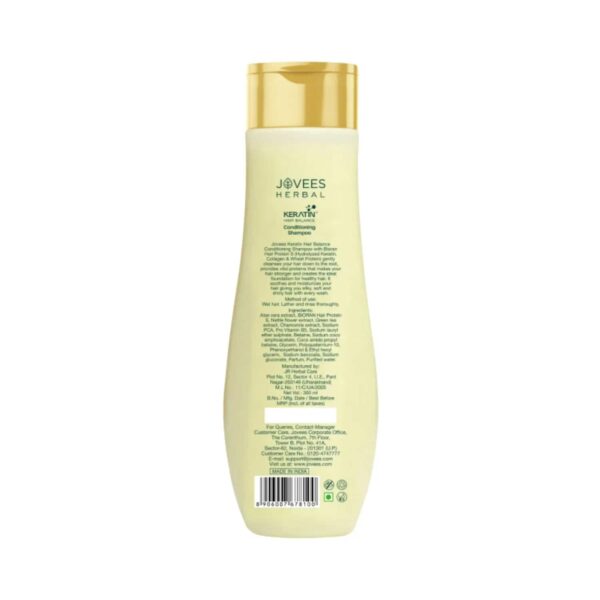 Jovees Keratin Hair Balance Conditioning Shampoo (300ml) - Jovees