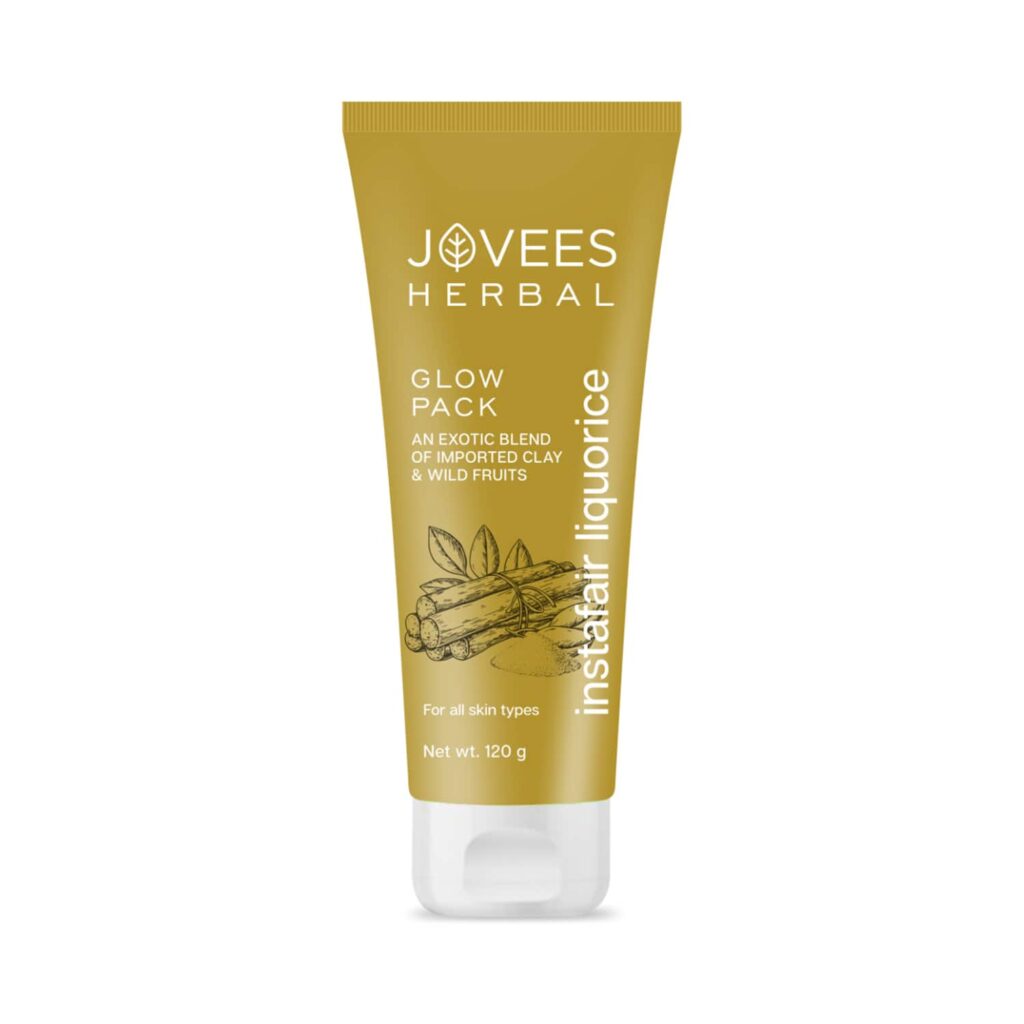 Jovees Liquorice Insta Fair Glow Face Pack (120g) - Jovees