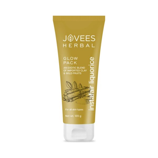 Jovees Liquorice Insta Fair Glow Face Pack (120g) - Jovees
