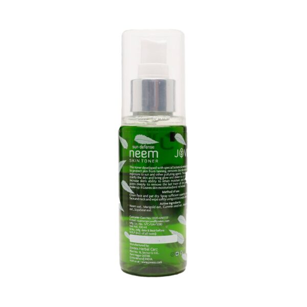 Jovees Neem Sun Defense Skin Toner (100ml) - Jovees