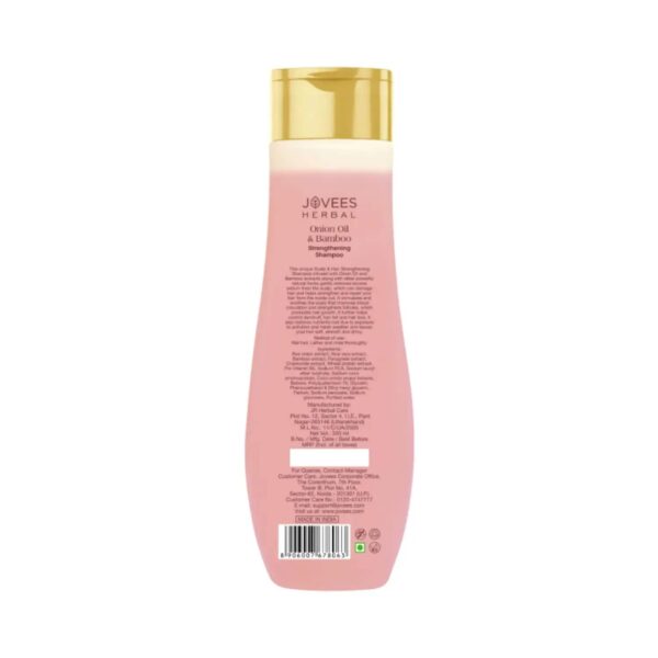 Jovees Red Onion Oil & Bamboo Strengthening Shampoo (300ml) - Jovees