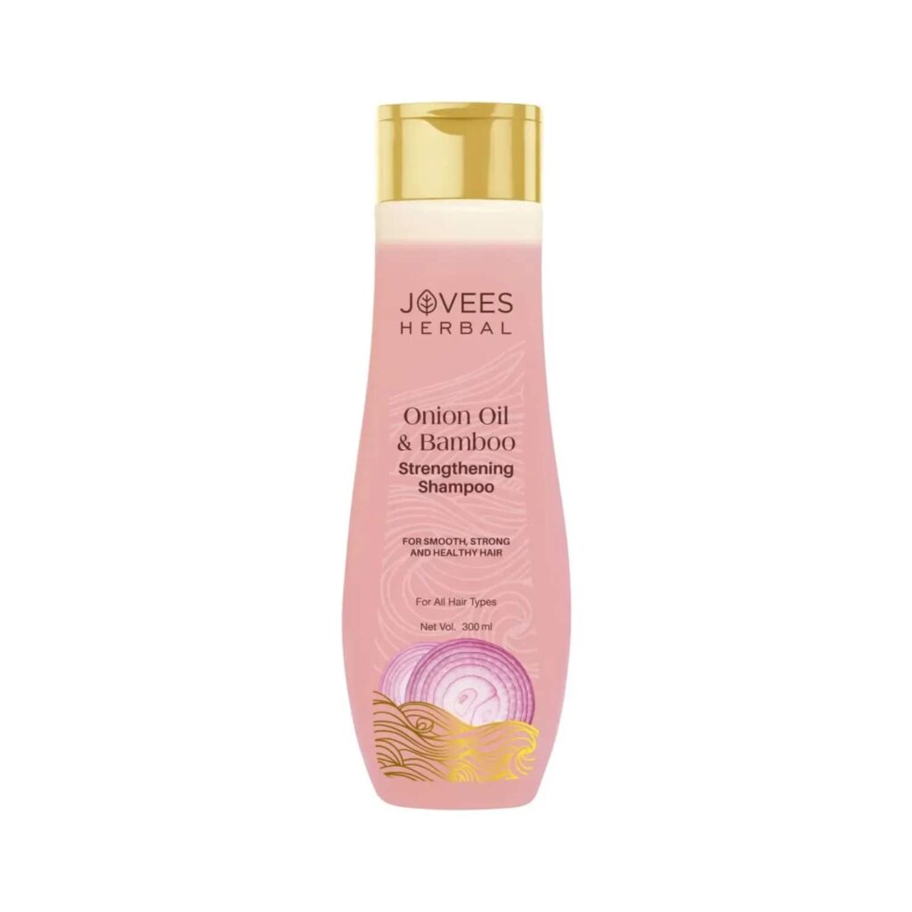 Jovees Red Onion Oil & Bamboo Strengthening Shampoo (300ml) - Jovees