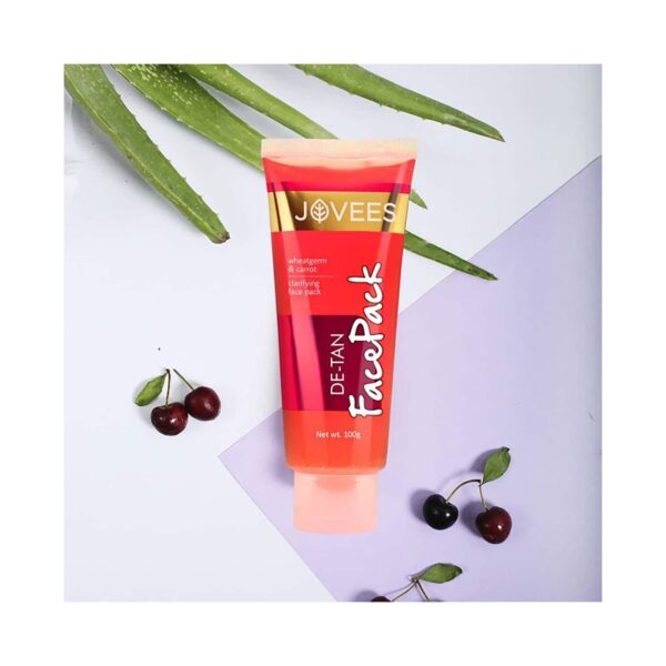 Jovees Wheatgerm & Carrot De-Tan Face Pack (100g) - Jovees