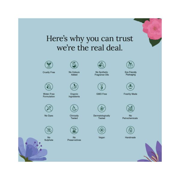 Juicy Chemistry Damask Rose Geranium & Saffron Soap (100g) - Juicy Chemistry