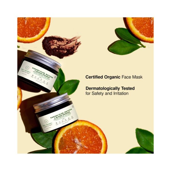 Juicy Chemistry Kakadu Plum Matcha & Blood Orange Face Mask (20g) - Juicy Chemistry