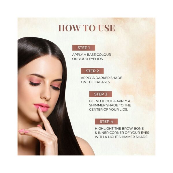 Just Herbs 9-In-1 Herb-Enriched Eyeshadow Palette - Sunshine-Day Palette (9g) - Just Herbs