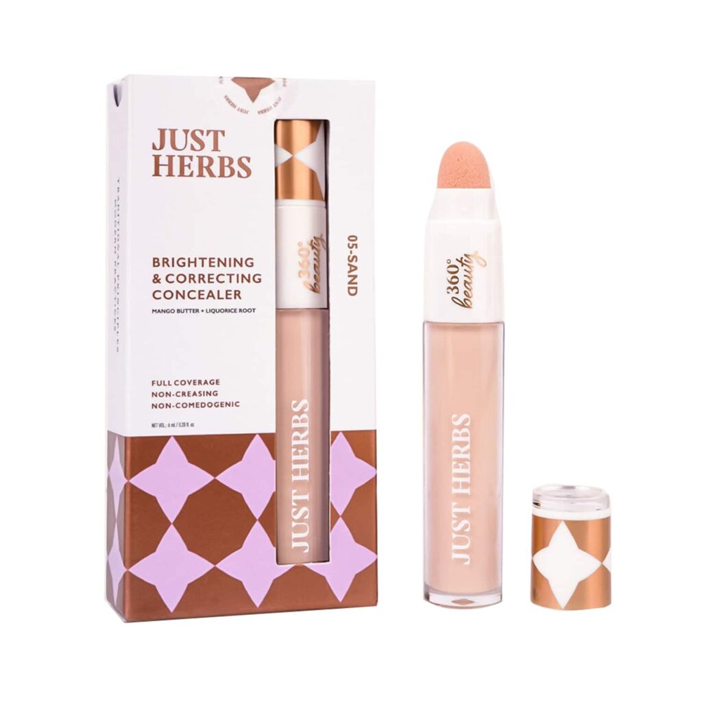Just Herbs Brightening And Correcting Concealer - 05 Sand (6ml) - Just Herbs