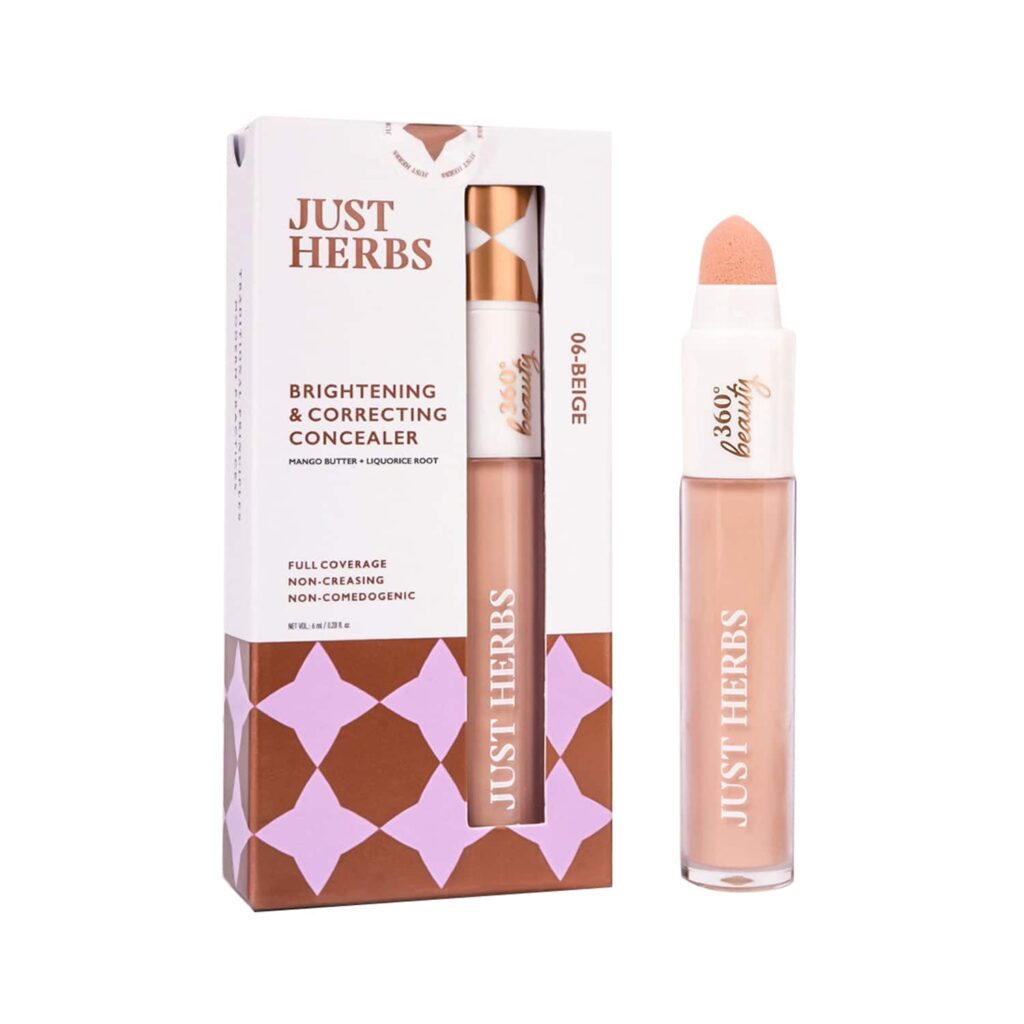 Just Herbs Brightening And Correcting Concealer - 06 Beige (6ml) - Just Herbs