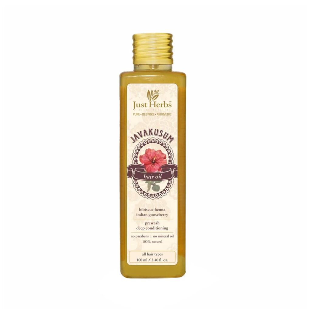 Just Herbs Javakusum Anti Dandruff & Hairfall Control Hair Oil (100ml) - Just Herbs