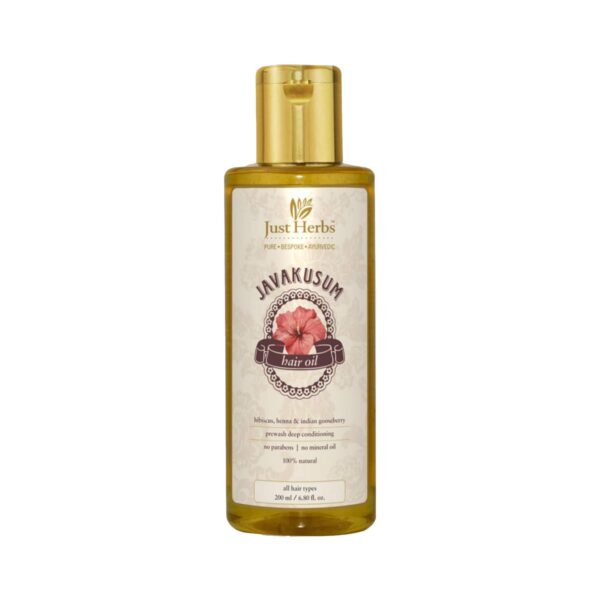 Just Herbs Javakusum Anti Dandruff & Hairfall Control Hair Oil (200ml) - Just Herbs