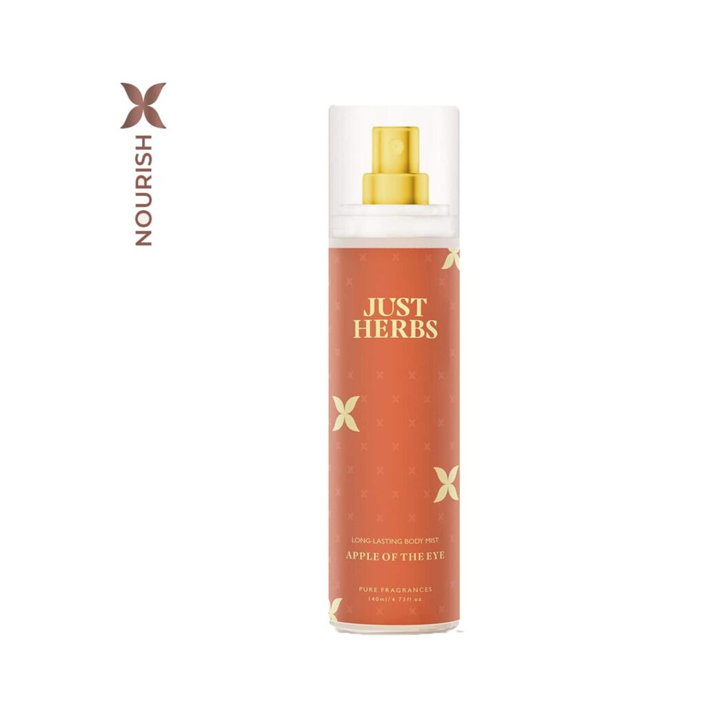 Just Herbs Long Lasting Apple of the Eye Body Mist Spray (140ml) - Just Herbs
