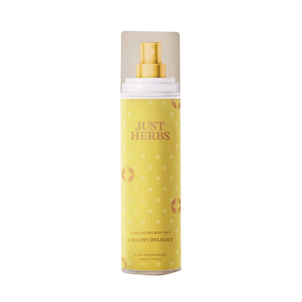 Just Herbs Long Lasting Creamy Delight Body Mist (140ml) - Just Herbs