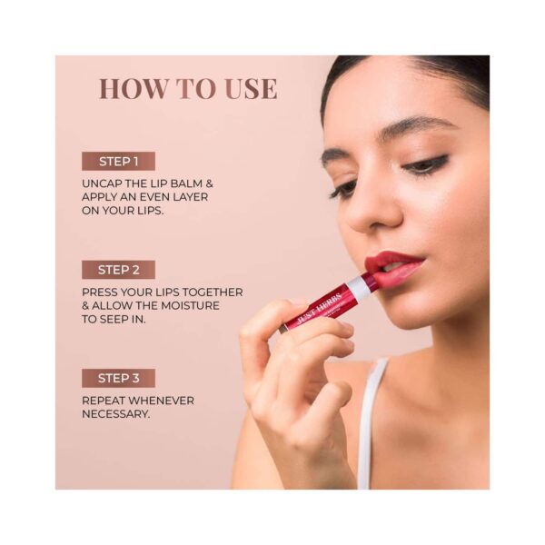 Just Herbs Tinted Lip Balm SPF 20+ - Peach (4g) - Just Herbs